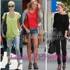 AU SELLER Batwing Sleeve Slouchy Loose Uneven Hem Top T-Shirt Free Size T088