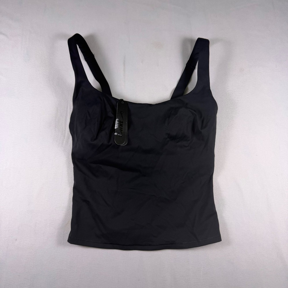 Nike x SKIMS Matte Square Neck Tank Obsidian Black TP-TNK-2728 Size Small NWT