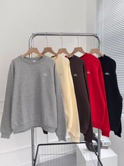AIo Yoga Accolade Crew Neck Pullover Ribbed Cuffs Sweatshirt Classic Women’s Top