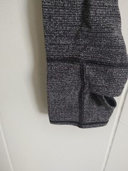 Lululemon Still Mind Tight *33″ In Interlink Ice Grey Black Size 4