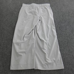 Athleta Pants Womens 6 Gray Cropped Wide Leg Pull On Pockets Lightweight