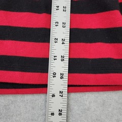 Hannah Sport Hoodie Womens 3XL XXXL Red Striped Drawstring Pullover