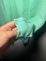 Athleta Mint Green Flurry Blizzard Rib Turtleneck Top M Ribbed Athleticwear