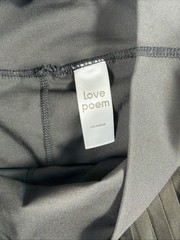 Love poem Los Angeles Black Pleated Skort L Polyester Elastane Moisture Wicking