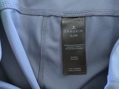 Danskin Ladie’s High Rise Brushed Leggings, No Slip, Side Pockets-XL-Nebula-NWT