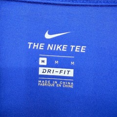 Nike Duke Blue Devils Womens Dri-FIT Cotton Ringer T-Shirt Blue CD1702-480 M
