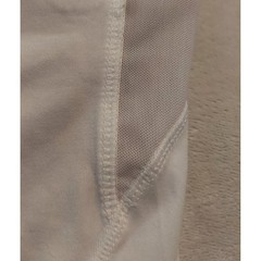 Reebok Womens White Thrive Mixed Mesh SS Athletic Top Blouse Size Large NWT