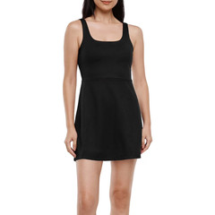 GapFit Women’s Active Tank Square Neck Dress Size XL Black
