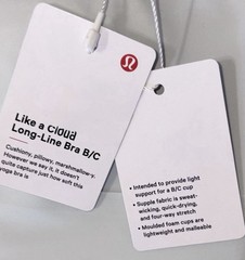 NWT☀️LULULEMON☀️SIZE 2☀️LIKE A CLOUD BRA LONGLINE BRA B/C☀️OCEAN AIR BLUE☀️$68