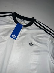 adidas Original Jacquard Jersey T Shirt White/Black JV9647 WOMEN’S Sz S-XL NEW