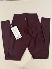 Lululemon Align HR Women’s Pants 28” Plum Eggplant Color Size 4 NWT