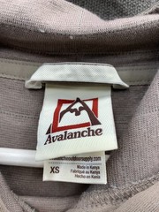 Avalanche Quilted Tracksuit Womens XS Beige Logo Tapered Leg Hooded Drawstring