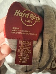 Hard Rock Cafe Hollywood Florida Hoodie Sweatshirt Gray – Logo – Women’s Medium