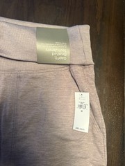 GapFit Brushed Tech Jersey Jogger Pants Purple M Women’s Elastic Waist Pockets