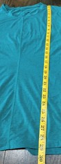 Nike Yoga Dri Fit Shirt Women’s XL Green Slim Fit Flowy Stretch Athletic EUC