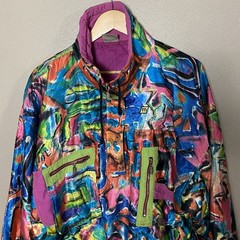 Rare Loud 90s Zip Pull Over Wind Breaker – Fresh Prince Style Vintage Imported