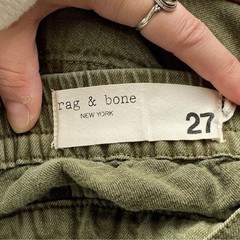 rag & bone Olive Drab Engineered Cotton Boho Jogger Pants Size 27 Best Seller