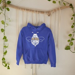 Caring For Bees Caring For Life Hoodie World Bee Day Bumble Bee Novelty Gift