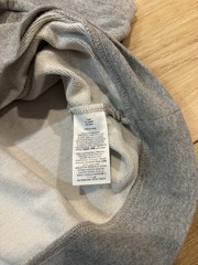 Boden Womens Hannah Crewneck Sweatshirt Grey Spring Stripes Small S 100% Cotton