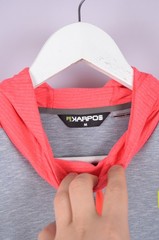 Womens Karpos Croda Da Lago Hoodie Fleece Pink Grey Stretch Size M Outdoor