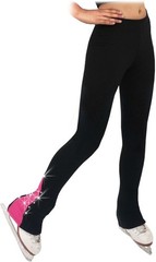 Chloe Noel PS883P Contract Elite Polartec Spiral Fleece Figure Skating Pants wit