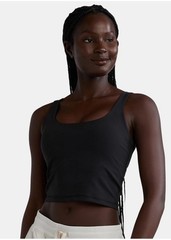 XS (0-2) Avia Women’s SoftScult Longline Sports Bra in Black #5242