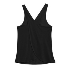 Womens Sports Vest Fitness Exercise Gym Yoga Tank Tops Cross Back Loose T Shirt