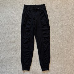 Lululemon Dance Studio Mid Rise Jogger Full Length Drawstring Black 29” In