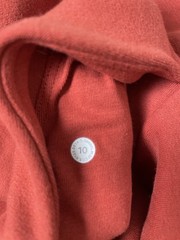 lululemon Loungeful Pullover Fleece Hoodie Pockets Solid Orange Women’s 10