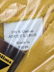6 VINTAGE 1993 VIRGINIA SLIMS CIGARETTE YELLOW T-SHIRT – LARGE – BRAND NEW