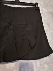 Lucky in Love Tech Performance Black Golf Tennis Skort M 8-10 Black