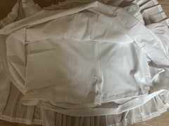 Calia mesh skort womens large court collection pure white New! golf tennis
