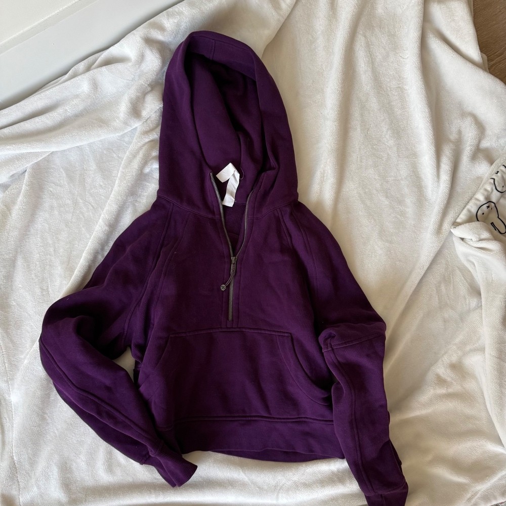 Lululemon purple half zip scuba size XS/S