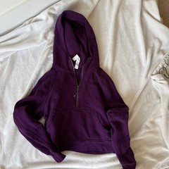 Lululemon purple half zip scuba size XS/S