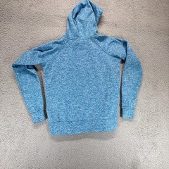 Myrtle Beach Exist Womens Long Sleeve Pullover Hoodie Sweater Blue Orange Size S
