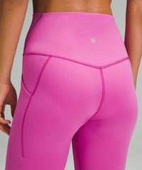 Lululemon Align High-Rise Pant with Pockets 25″ Pow Pink Tone Size 18