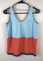 NIKE Women’s Athletic Top Dri-Fit Sleeveless Tank Top Fitness Yoga SZ Large