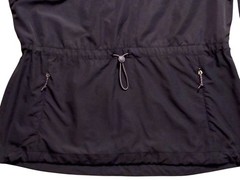 Avalanche – NWOT -Ladies Navy Blue Windbreaker W/Hood, Drawstring Waist, Pockets