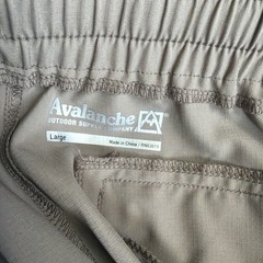 NWT Avalanche Women Pant Sz LG 4 Way Stretch 5 Pocket 50+ Sun Protection MSRP$98