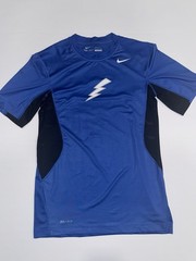 Nike Dri-Fit Air Force Women Compression Tee Medium Athletic Fit Running/Warm Up