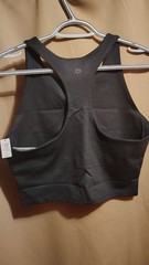 Gap GapFit Women’s Black Racerback Pullover Sports Bra L Medium Support
