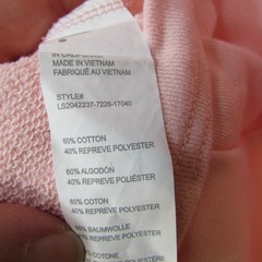 Fabletics Women M Fleur Cropped Pullover Hoodie Pink Lightweight Athleisure NWT