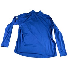Nike Running Dri-FIT 1/4 Zip Pullover Womens XL Blue Lightweight Logo DH4951-493