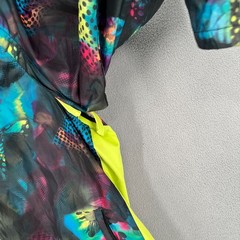 Adidas Jacket Womens 14 Multicoloured Vest Windbreaker Zip Running Lightweight