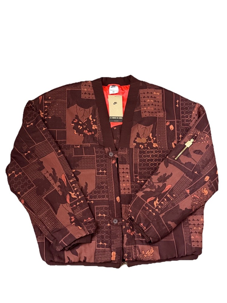 Nike Naomi Osaka Woven Jacquard Jacket Crimson FV7795-652 Women’s Size XS