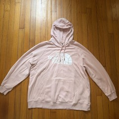 The North Face Pale Pink Pullover Hoodie Sweatshirt Women’s XXL Cotton Blend