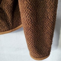 Patagonia Sweatshirt Women’s Medium 1/4 Snap Zip Brown Long Sleeve Fuzy