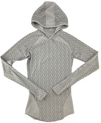 Under Armour ColdGear Hoodie Womens Small Gray Athletic Pullover