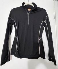 Icebreaker GT 200 Lightweight 1/4 Zip Merino Wool Top Base Layer Size Small