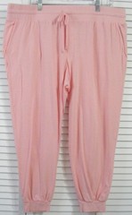 ANY BODY Pink Lounge Jogger Pants 1XP Petite Pre-Owned (KK/P116B74)